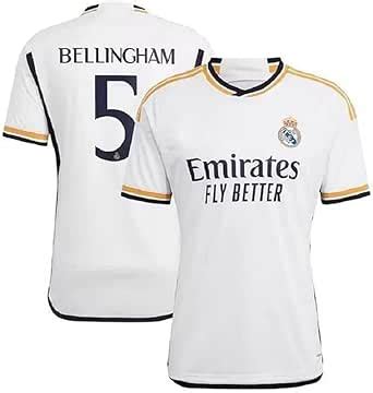 PRIVIC Bellingham 5 Real Football Team Home Jersey for Boys 2024 for ...