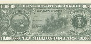 Image result for 100000 00 Dollar Bill