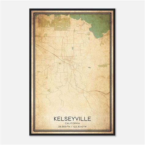 Map Of Kelseyville California