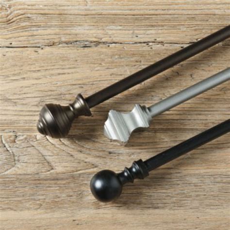 Deauville Finial & Rod Set 60-108 inch W | Ballard Designs