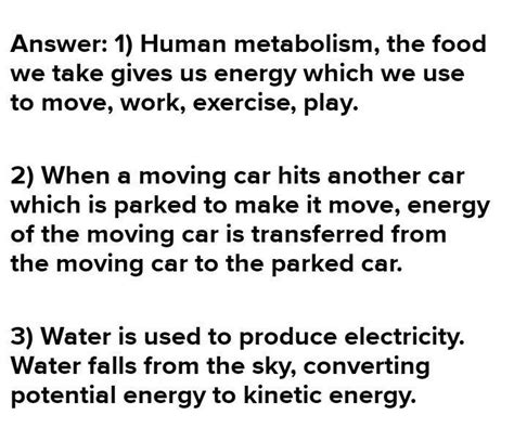 Give and explain five example from daily life to prove the statement ...