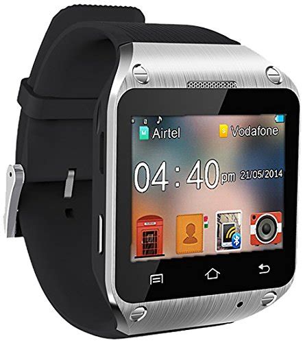 Spice Dual-SIM Smart Pulse Smartwatch (Black) : Amazon.in: Electronics