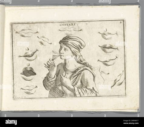 Smaak, Giuseppe Maria Mitelli, After Agostino Mitelli, c. 1700 print ...