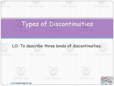 Image result for Classification of discontinuities Discontinuity Types