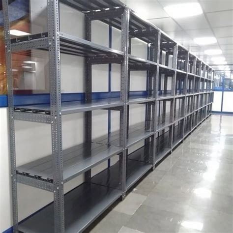 Section Panel Rack - 4 Shelves Slotted Angle Section Panel Rack ...