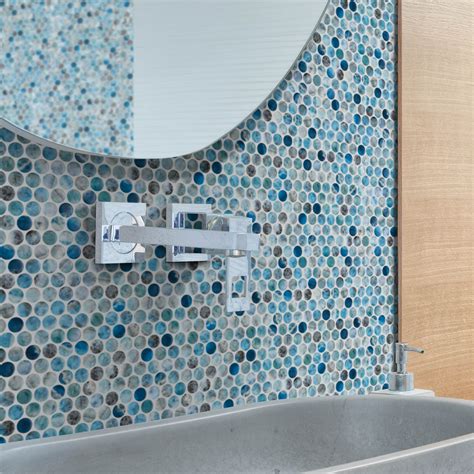 Onix Recycled Glass Mosaic Floor & Wall Tile - BV Tile and Stone