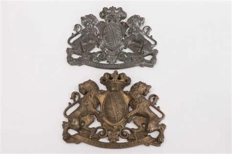 ratisbon's | Two Saxon coats of arms - bronze | DISCOVER GENUINE ...