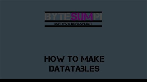 Image result for How to Do Project DataTable