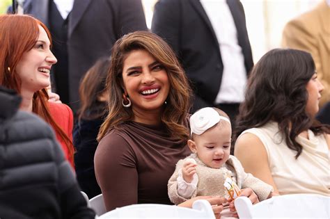 Nick Jonas, Priyanka Chopra debut daughter at Walk of Fame ceremony
