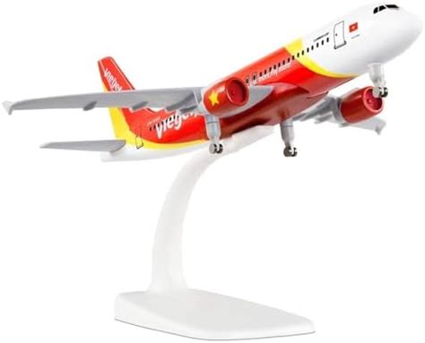 Vietjet Air Airbus A320 Diecast Metal 20CM Aircraft Model with Plastic ...
