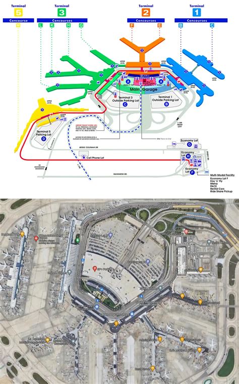 Chicago O Hare Parking O'Hare's Terminal 5 To Undergo $8.5B Expansion