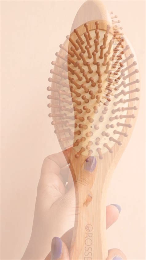 Watch orossentials wooden hair brush oval small on Amazon Live