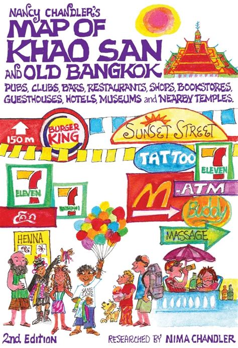 Nancy Chandler's Map of Khao San & Old Bangkok, 2nd ed. : Nima Chandler ...