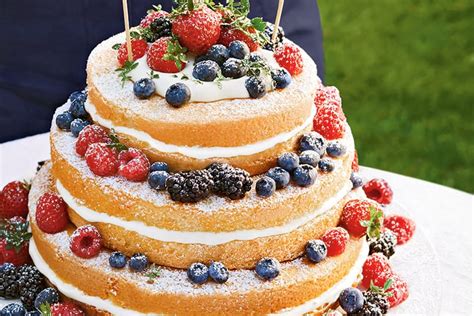 Canada Day Celebration Cake With Fresh Berries | Canadian Living