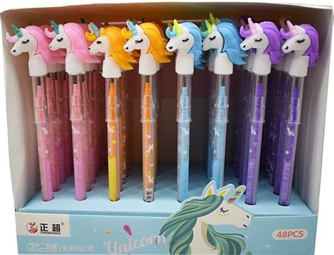 PARTEET Cartoon Printed Pencils with Eraser for Kids (Pack of 24 ...