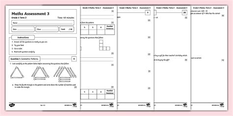 Grade 5 Maths - Term 2 - Assessment 3 (CAPS Aligned)