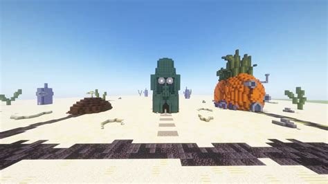Minecraft Spongebob Map 的图像结果