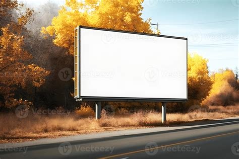content, Large blank outdoor billboard template with white copy space ...