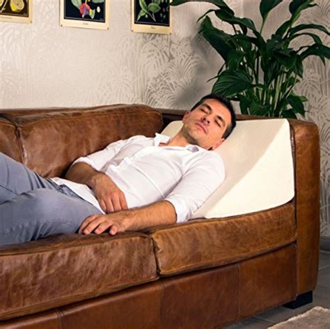 Cuscino Lombare A Cuneo Grande 60x50x25 Cm - Schienale Ergonomico Per Lettura, Divano O Letto, Copertura Lavabile - Foto 12