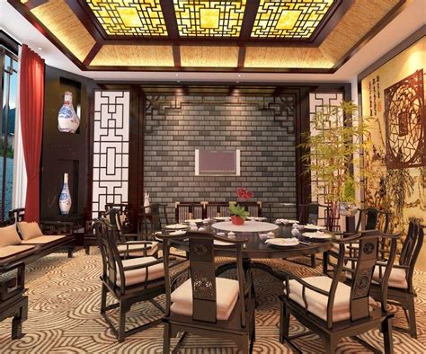 重庆中餐厅装修设计效果图_中餐厅装修公司哪家好 -「斯戴特工装」