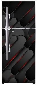 K2A Decor 60 cm 3d design with red light effect Fridge Sticker Self ...