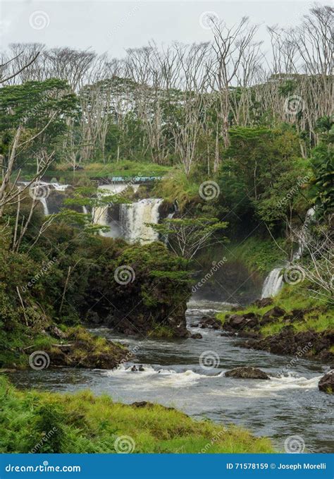 Pe epe e Falls Hawaii stock image. Image of arroyo, island - 71578159
