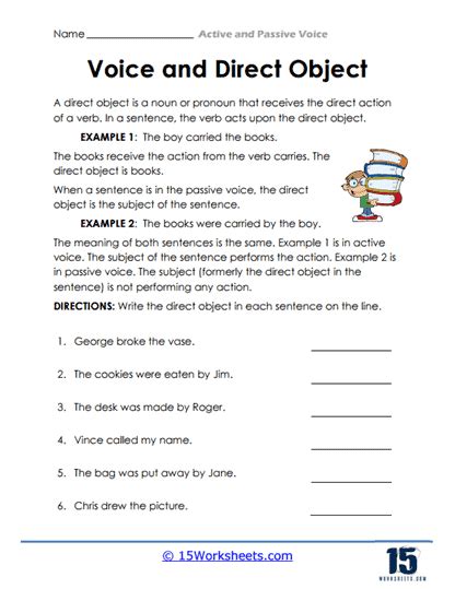 Image result for Direct Object Passive Voice