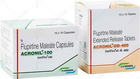 Miscellaneous Use Medicines - ACRONIL-OD-400 (Flupirtine Maleate ...