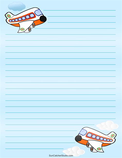 Free Printable Stationery and Lined Letter Writing Paper – DIY ...
