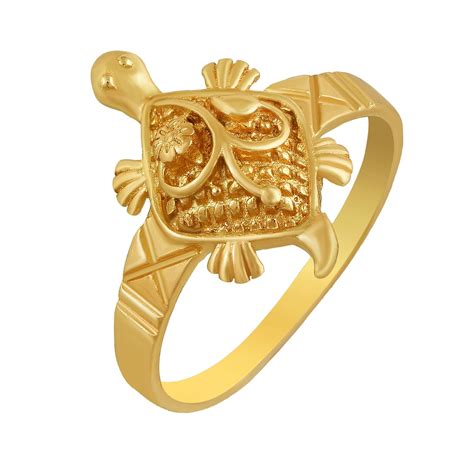 Buy Morir Gold Plated Vaastu Fengshui Kachua Tortoise Good Luck Charm ...