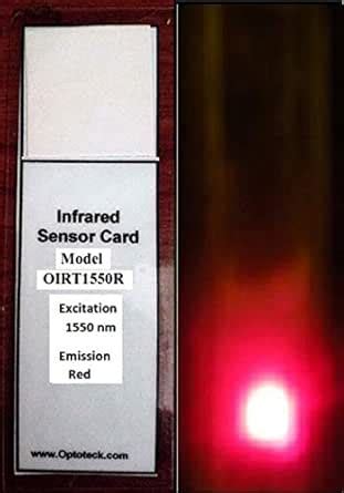 Infrared(IR) Sensor Card-1550nm to red : Amazon.in: Industrial & Scientific