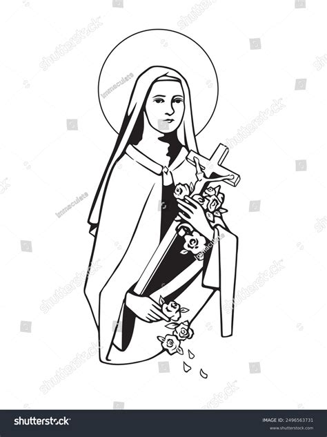 St Therese The Little Flower Coloring Pages [2025]
