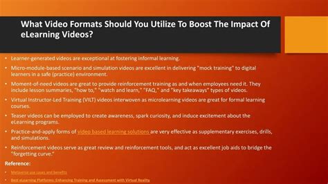Image result for Videotutorial Format
