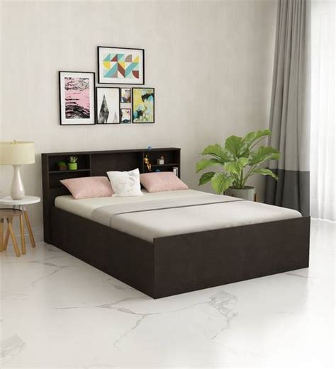 SIVOM Sylvia Box Bed with Storage Engineered Wood Queen Box Bed - Price ...