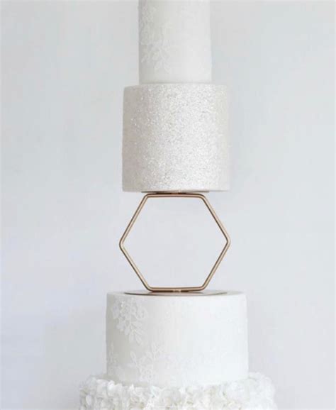 Hexagon Floating Cake Spacer Separator stand – Bakeware India