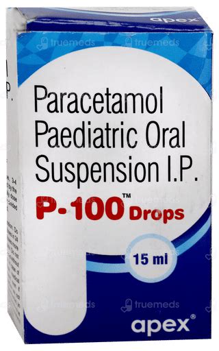 P 100 Mg Drop 15 Ml - Uses, Side Effects, Dosage, Price | Truemeds