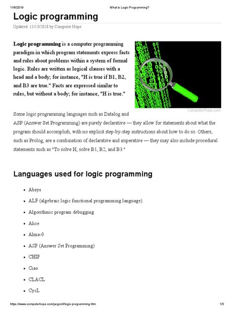 Image result for Logic Programming Set Programming