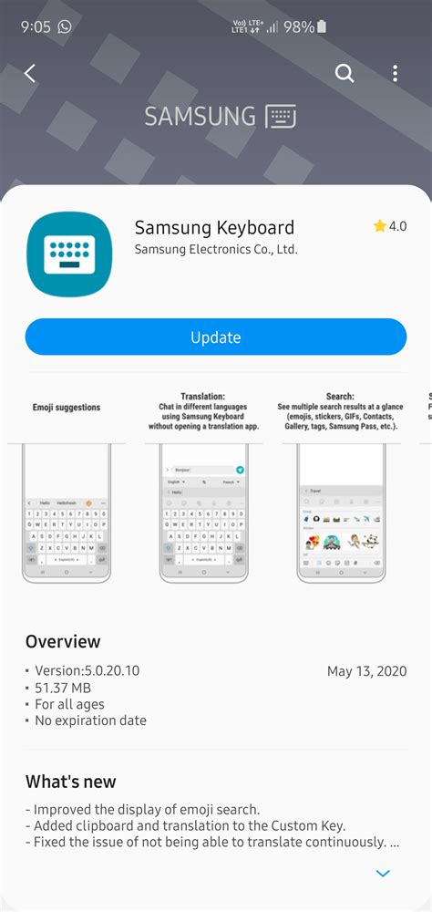Image result for Update Samsung Keyboard