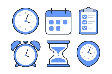 Time and date pack | Free Vector