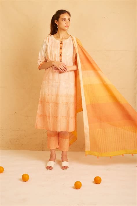 BANANA Orange Delight Kurta Set – BANANA labs