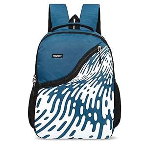 Buy Priority Cherry 0021 27 litres Blue - White Polyester College Bag ...