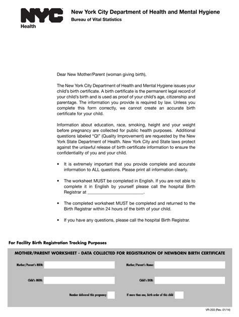 2014-2026 Form NY VR-203 - Blank Fillable Template | Fill Out, Print ...