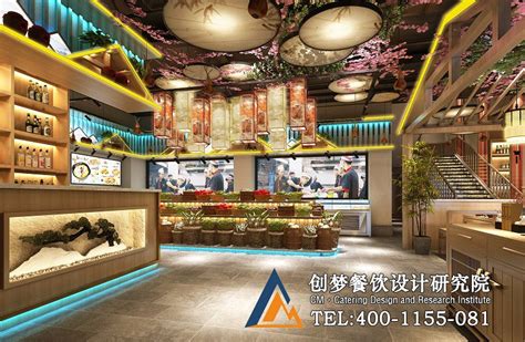 小埠大院丨郴州1200平中式国潮风餐厅-【17年创梦餐饮设计公司】