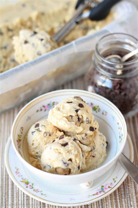 Chocolate Chip Cookie Dough Ice Cream | Celebrating Sweets