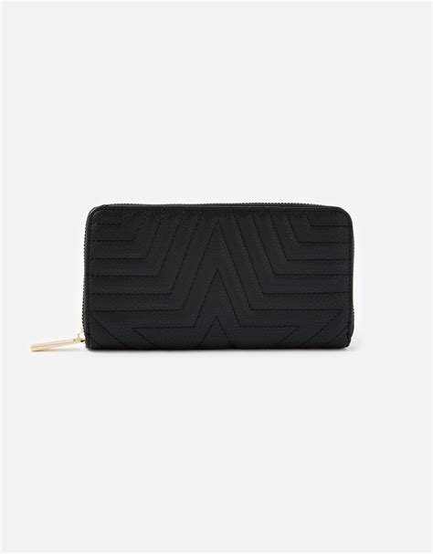 Buy Black Star Quilt Wallet Online - Accessorize India