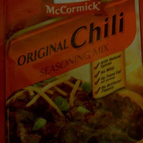 Mccormick Chili Seasoning Packet Recipe at Susan Pietsch blog