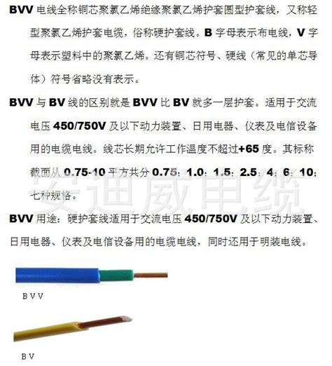 BV、BVVB、BVR分别指什么电线电缆？每个字母都是什么意思？_广材资讯_广材网