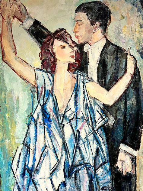 Maria Tort Xirau - Huge Spanish/ French Oil Painting The Flower Market ...