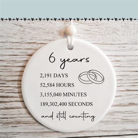 Amazon.com: 6th Wedding Anniversary Gifts for Him or Her 6 years Iron ...