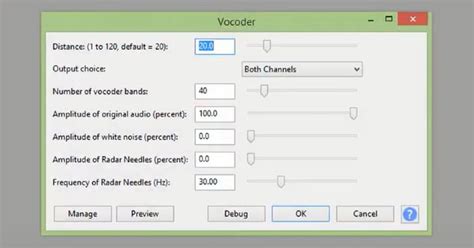 Image result for Vocoder Audacity Effect